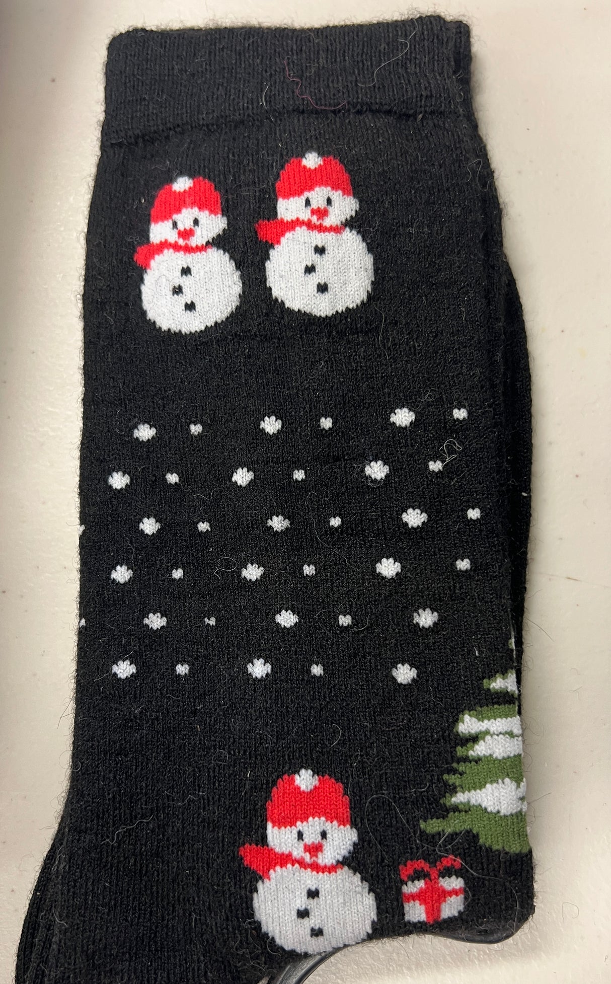 Alpaca Christmas Crew Socks