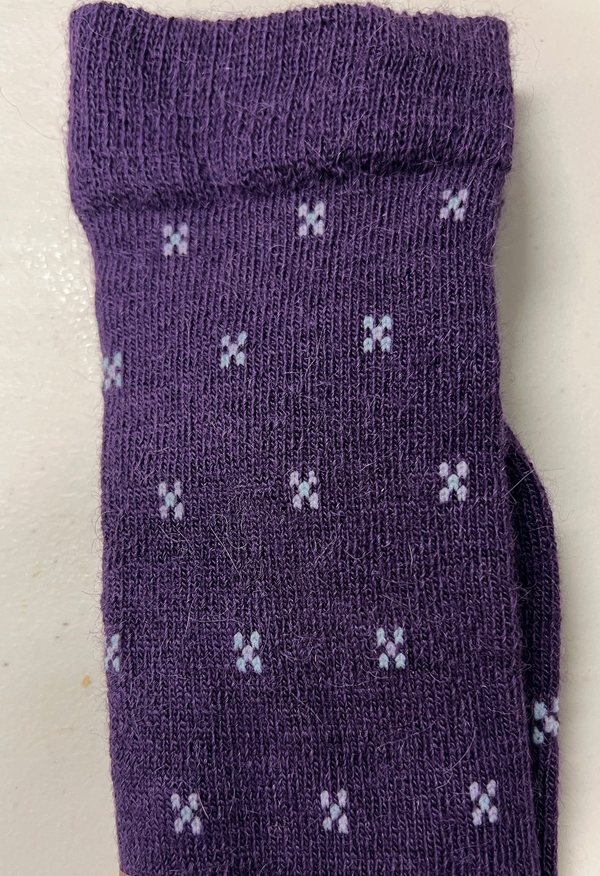 Dot Dress Crew Alpaca Socks