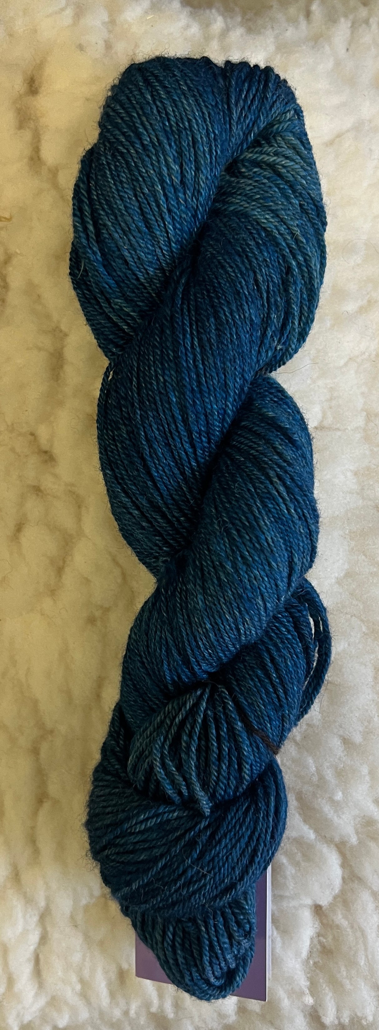 Peacock Blue Variegated Sport Yarn
