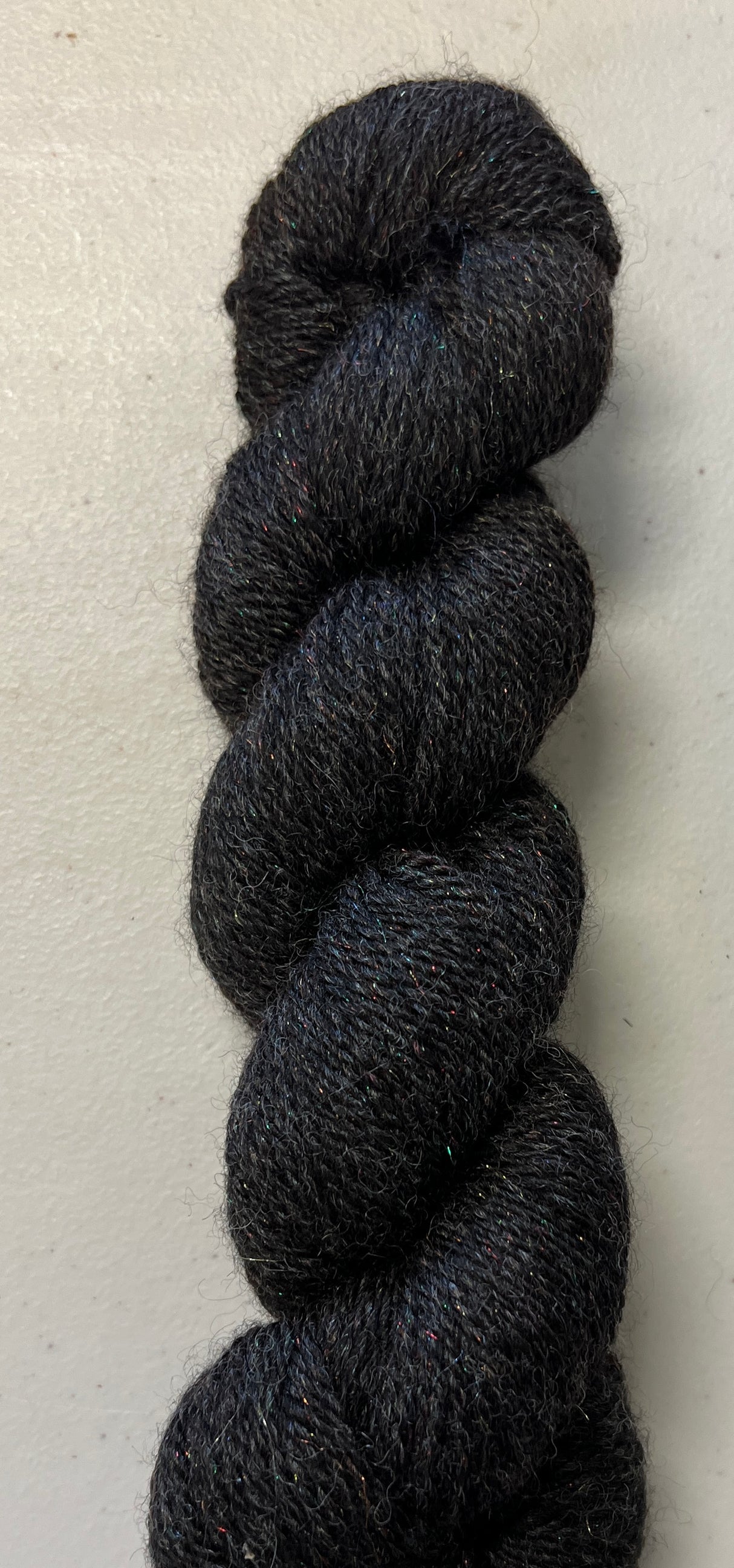 Midnight Sparkle Sport weight yarn