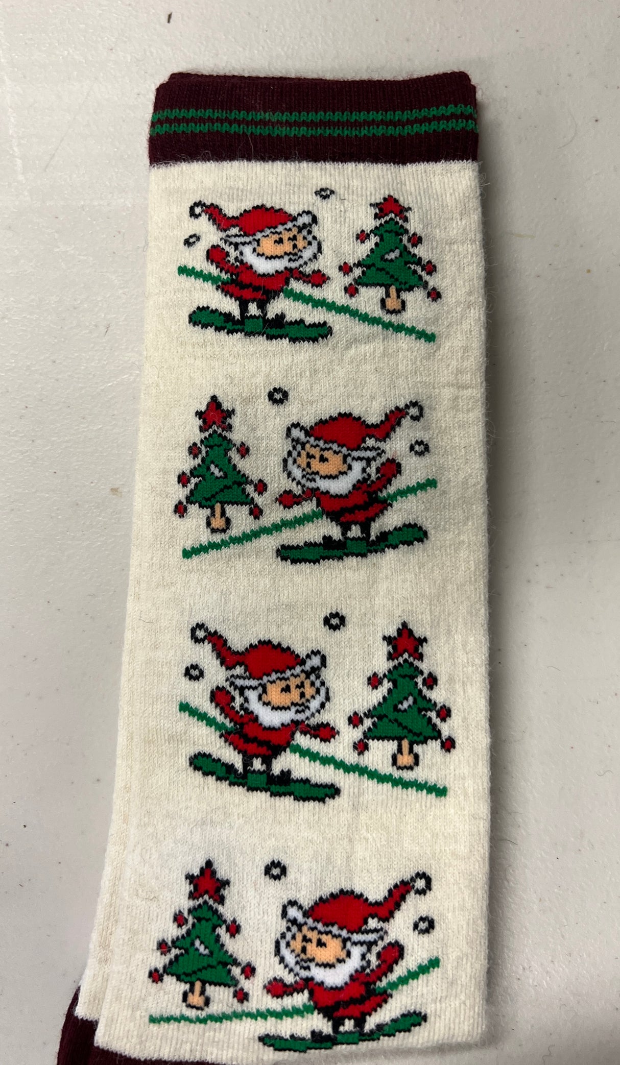 Alpaca Christmas Crew Socks
