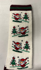Alpaca Christmas Crew Socks