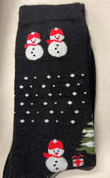 Alpaca Christmas Crew Socks