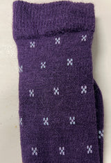 Dot Dress Crew Alpaca Socks