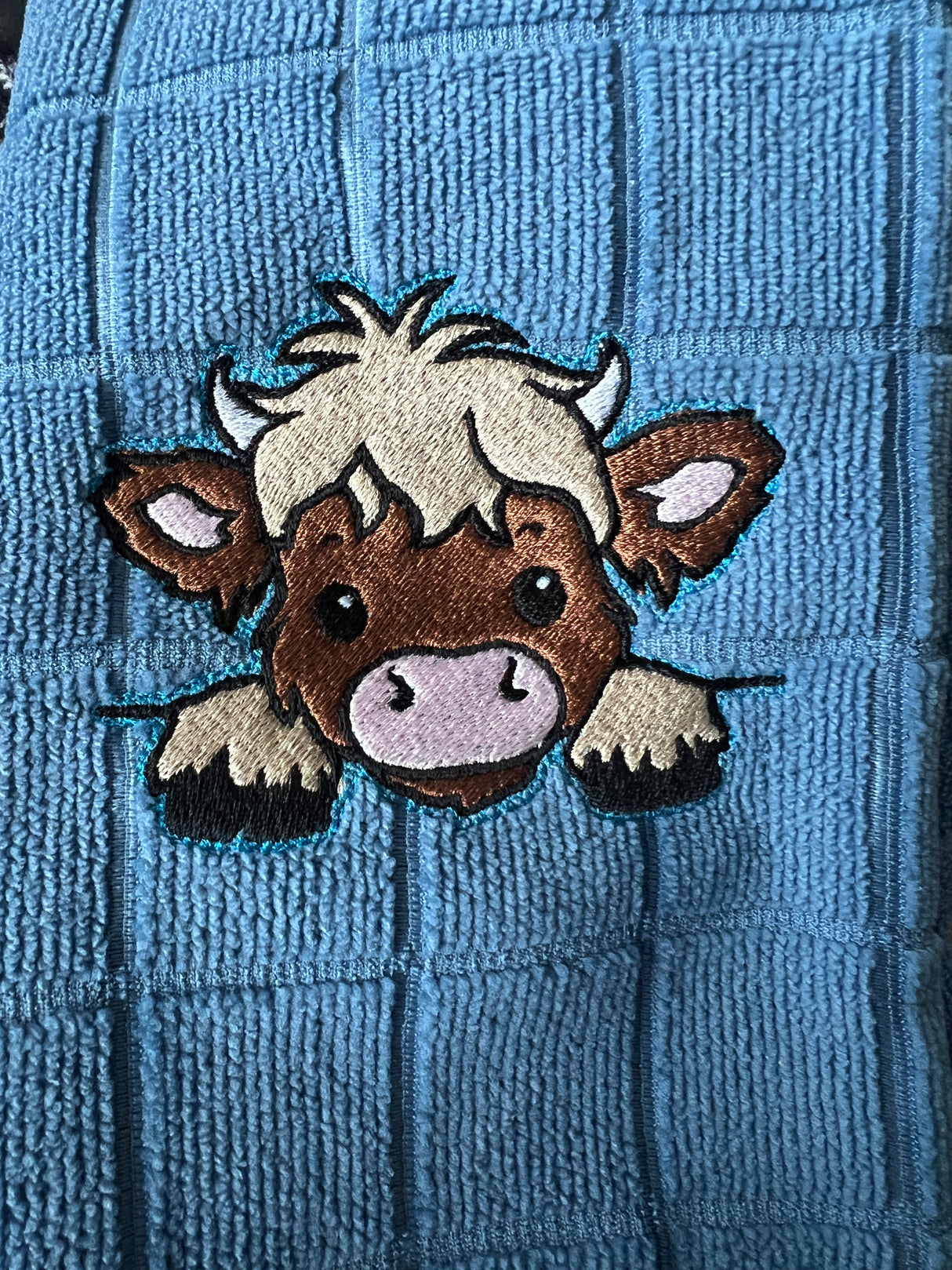 Highland Cow Kitchen Towel