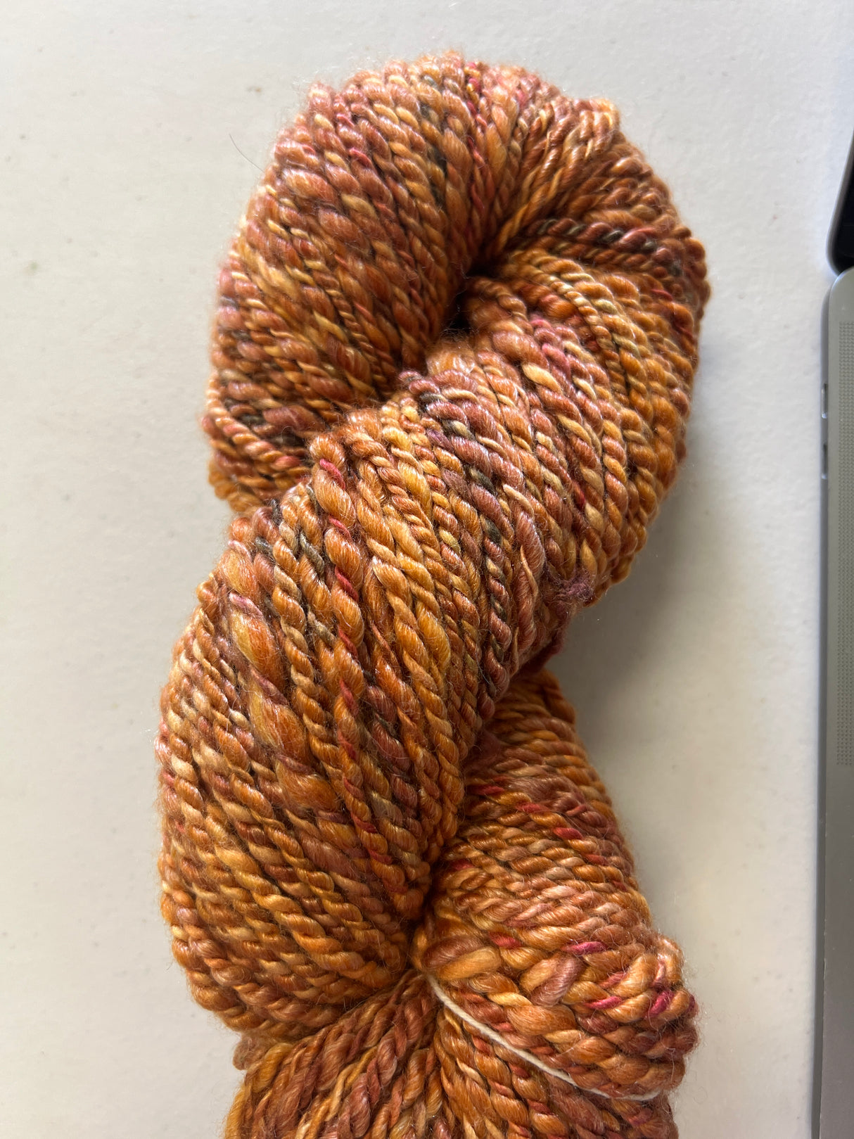 Golden Handspun Chunky Yarn
