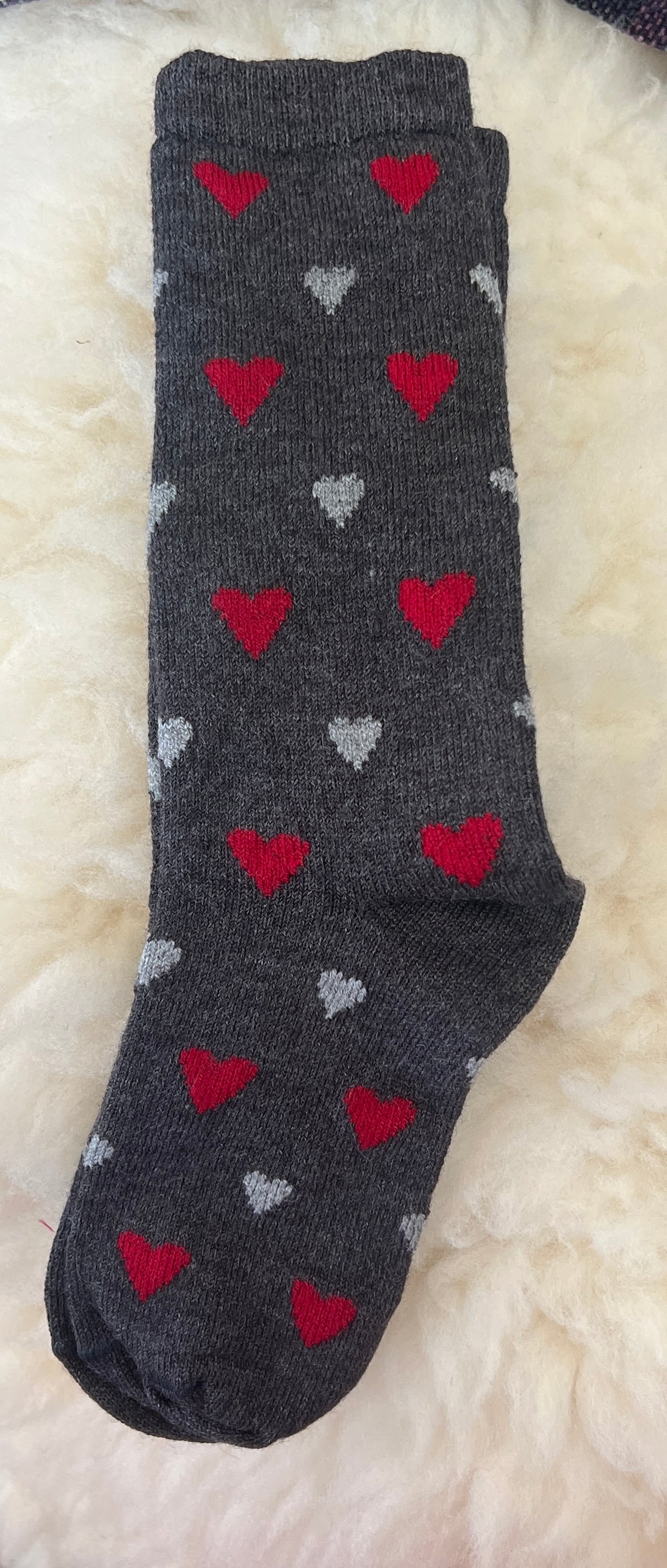 RK 482 Alpaca Heart Sock