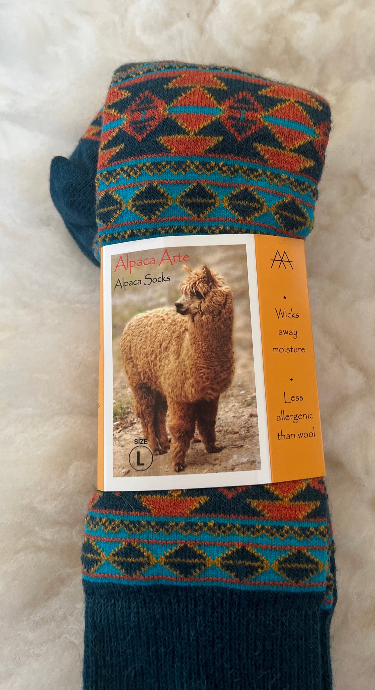 Aztec Geometric Southwest Socks
