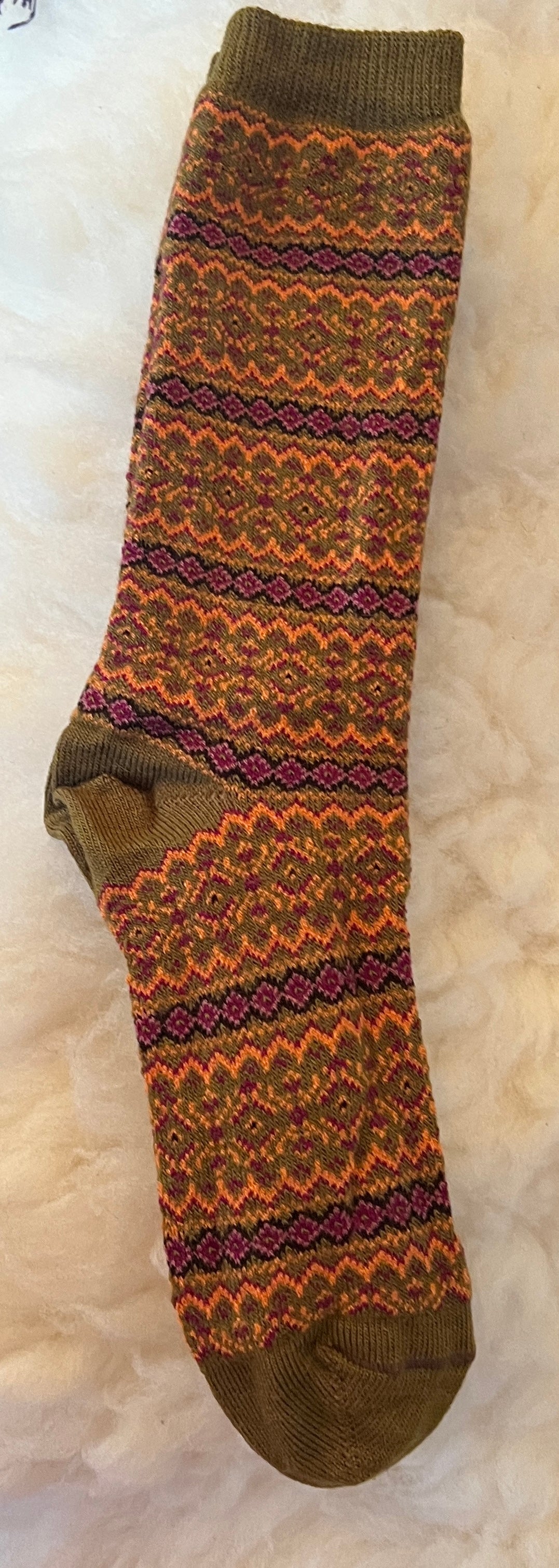 Alhambra Olive Socks