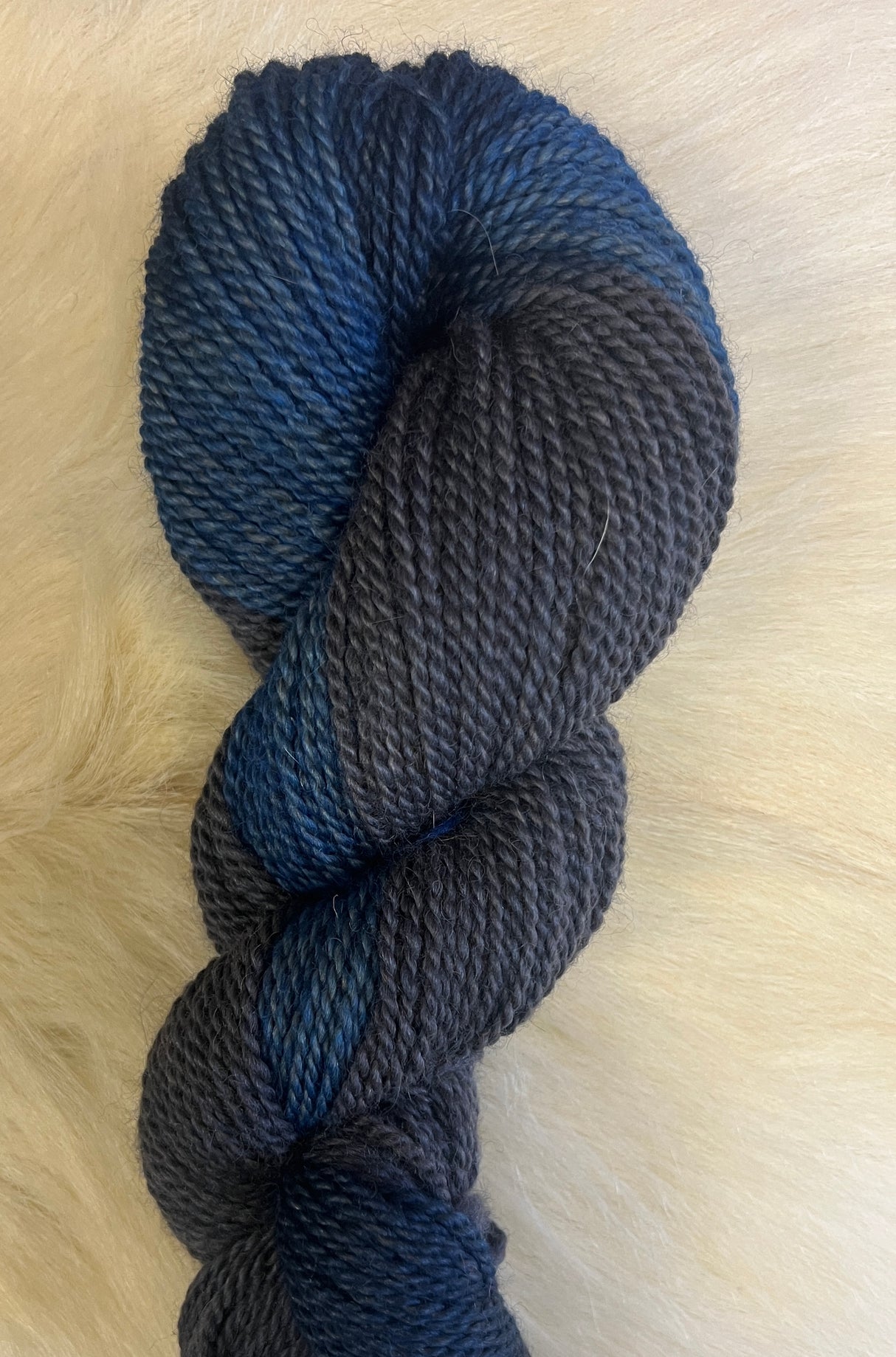 Blue Steel Worsted Yarn