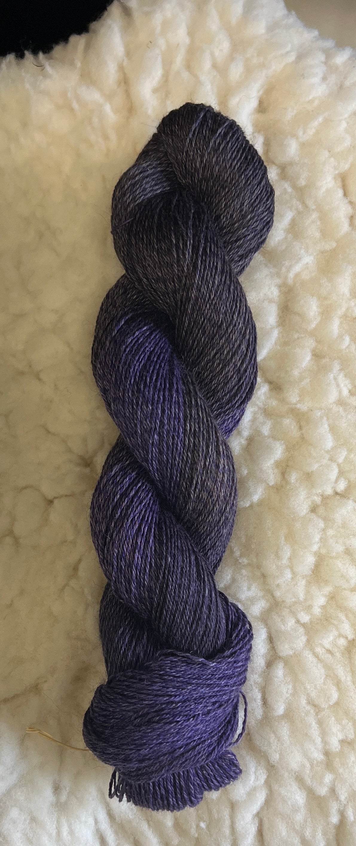 Purple Midnight Sock Yarn