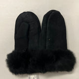 Sheep Skin Mittens with Alpaca Fur