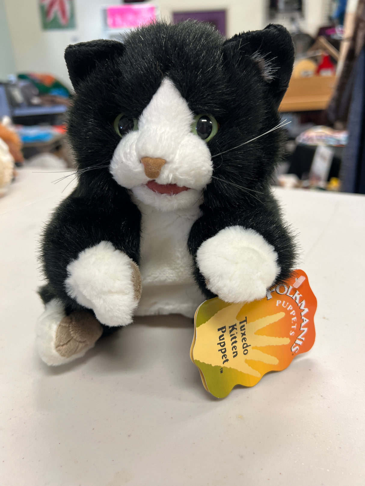 Tuxedo Kitten Puppet